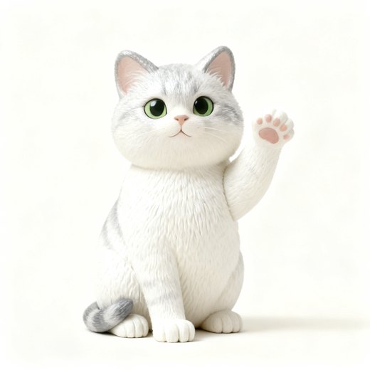 银渐层猫咪品种示意